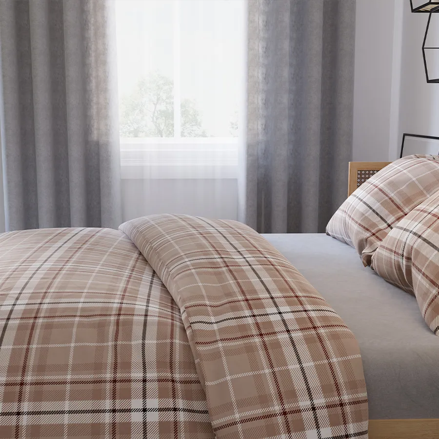 SAVANA Komplet pościeli z bawełny satynowej 160x200cm 100053