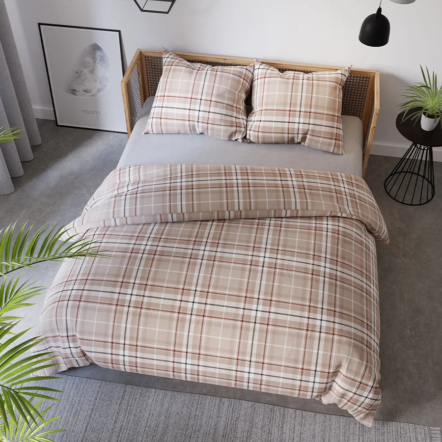 SAVANA Komplet pościeli z bawełny satynowej 160x200cm 100053