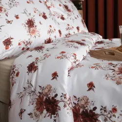 RIGA, Komplet pościeli PREMIUM z satyny bawełnianej 160x200cm, zadruk dwustronny (do wyczerpania zapasu) T20180