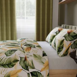 OLIVE Komplet pościeli z bawełny satynowej 220x200cm 100058