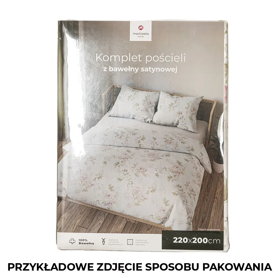 VALERIA Komplet pościeli z bawełny satynowej 220x200cm 100065