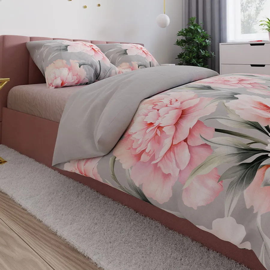 Aranżacja sypialni z delikatnymi pastelami i pościelą MARIGOLD.