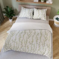 Sypialnia w stylu boho z pościelą RIMA – subtelność i lekkość.