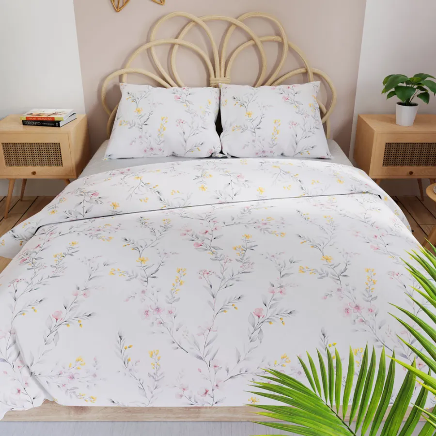 Sypialnia w stylu boho z pościelą ZOE – lekkość i romantyczny urok.