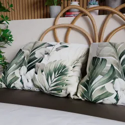 Pościel LEAFY z subtelnym połyskiem bawełny satynowej.