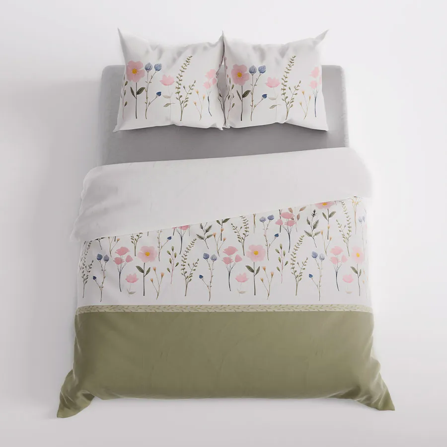 Elegancka pościel FABLE w jasnej, przytulnej aranżacji wnętrza.