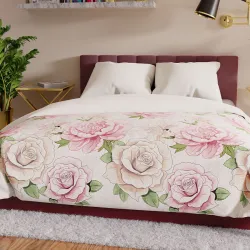 Sypialnia w stylu shabby chic z pościelą PATTI – elegancja i delikatność. Sypialnia w stylu shabby chic z pościelą PATTI – elegancja i delikatność.