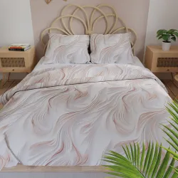 CALM Komplet pościeli z bawełny satynowej 160x200cm 100055