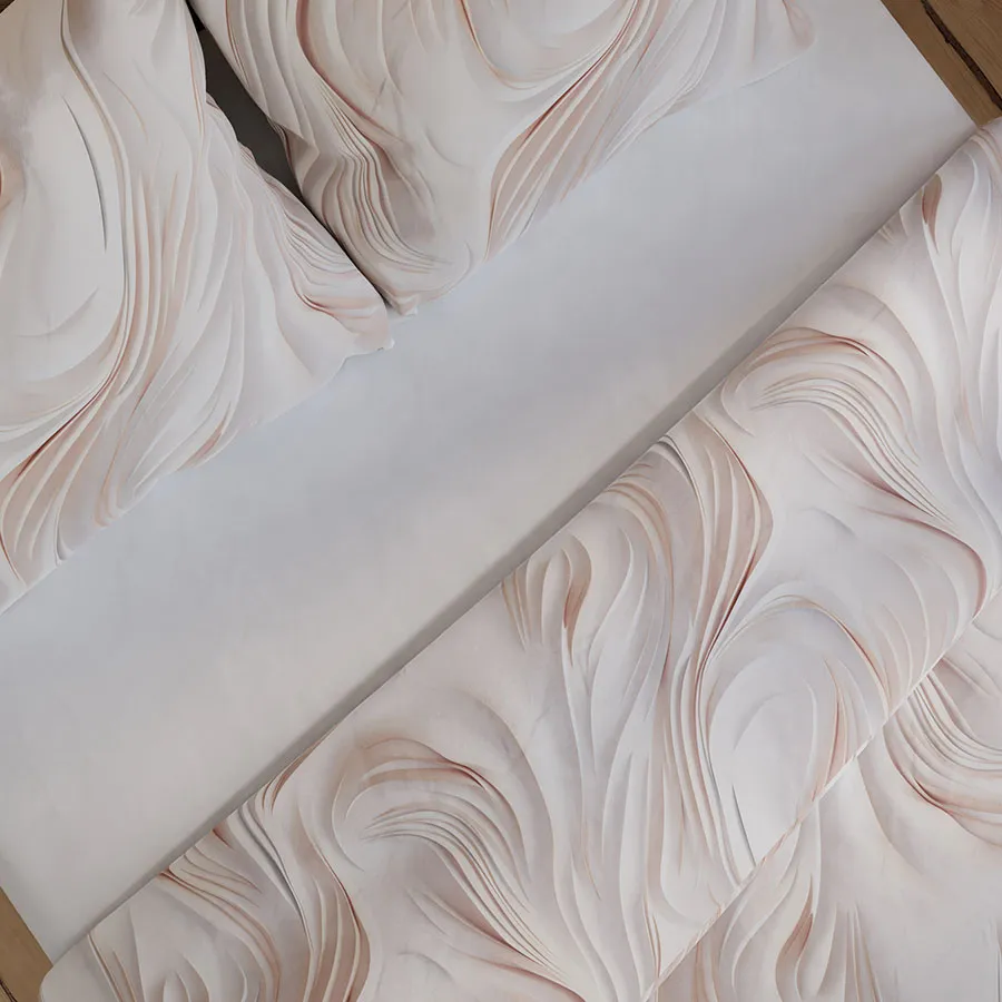 CALM Komplet pościeli z bawełny satynowej 160x200cm 100055