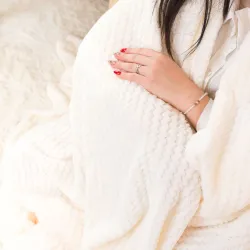 LUGO Koc dekoracyjny, rozmiar 200x220cm, kolor 001 ecru LUGO00