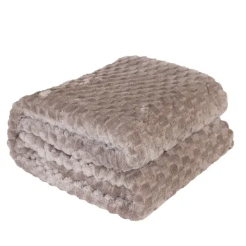 MIKOS koc dekoracyjny, rozmiar 160x200cm, kolor 003 jasny ciepły brąz MIKOS0 2