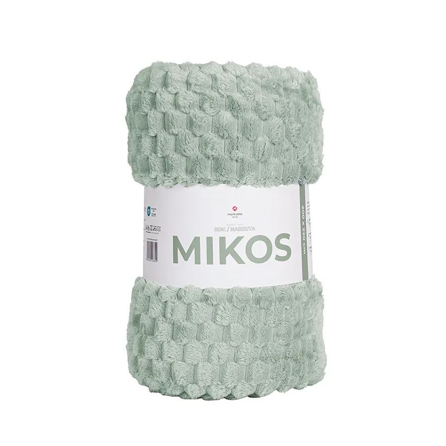 MIKOS koc dekoracyjny, rozmiar 200x220cm, kolor 004 miętowy MIKOS0