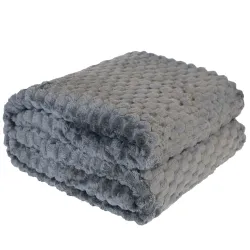 MIKOS koc dekoracyjny, rozmiar 200x220cm, kolor 008 ciemny szary MIKOS0