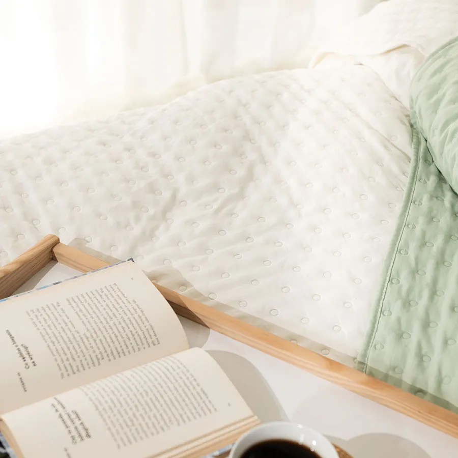 NULES Narzuta dekoracyjna, 220x240cm, kolor 011 ecru NULES0