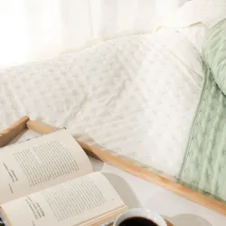 NULES Narzuta dekoracyjna, 220x240cm, kolor 011 ecru NULES0