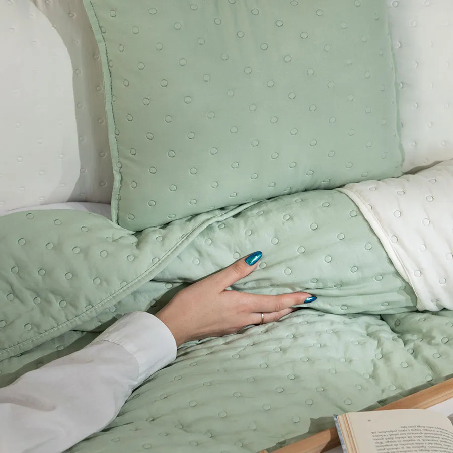 NULES Narzuta dekoracyjna, 220x240cm, kolor 016 jasny zielony NULES0