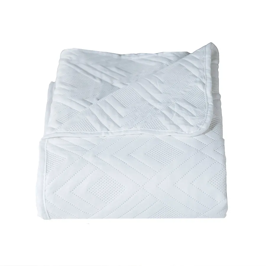 AVILA Narzuta dekoracyjna, 200x220cm, kolor 011 biały AVILA0