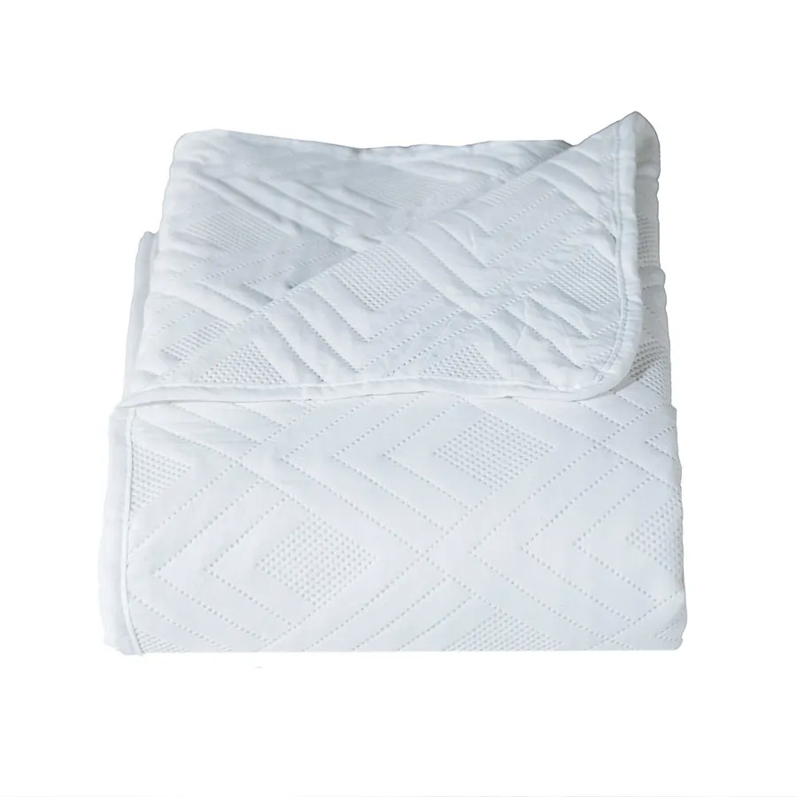 AVILA Narzuta dekoracyjna, 220x240cm, kolor 011 biały AVILA0