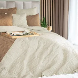 AVILA Narzuta dekoracyjna, 220x240cm, kolor 014 beżowy AVILA0