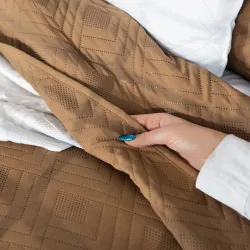 AVILA Narzuta dekoracyjna, 220x240cm, kolor 018 brązowy AVILA0