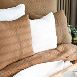 AVILA Narzuta dekoracyjna, 220x240cm, kolor 018 brązowy AVILA0