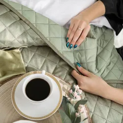 JODEŁKA Narzuta dekoracyjna, rozmiar 170x210cm, kolor 364 szarozielony 724330