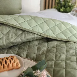 JODEŁKA Narzuta dekoracyjna, rozmiar 170x210cm, kolor 364 szarozielony 724330