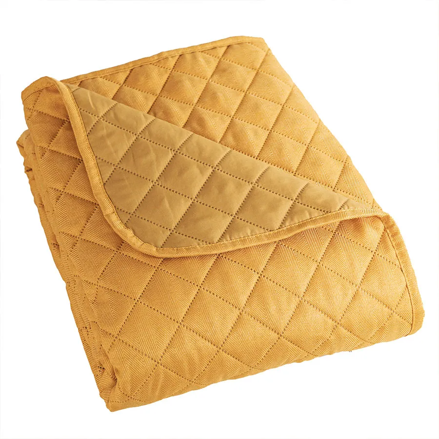JODEŁKA Narzuta dekoracyjna, rozmiar 170x210cm, kolor 019 musztardowy 724330