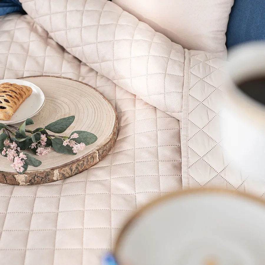 JODEŁKA Narzuta dekoracyjna, rozmiar 170x210cm, kolor 003 jasny beżowy 724330