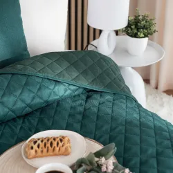 JODEŁKA Narzuta dekoracyjna, rozmiar 170x210cm, kolor 012 butelkowa zieleń 724330