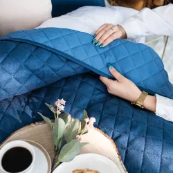 JODEŁKA Narzuta dekoracyjna, rozmiar 170x210cm, kolor 011 niebieski 724330