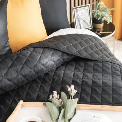 JODEŁKA Narzuta dekoracyjna, rozmiar 170x210cm, kolor 111 czarny 724330