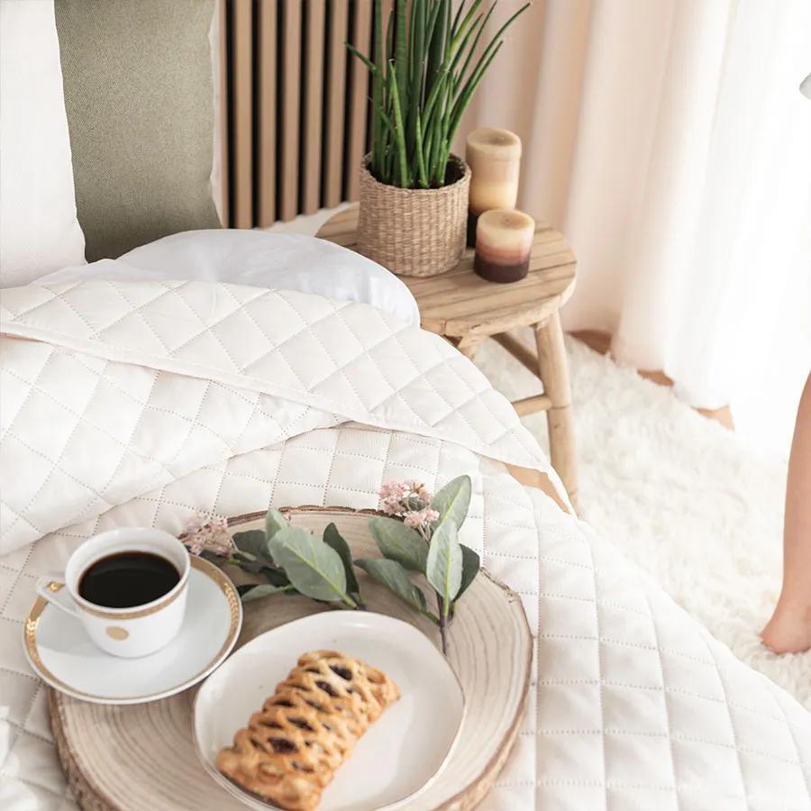 JODEŁKA Narzuta dekoracyjna, rozmiar 220x240cm, kolor 007 kremowy 724330