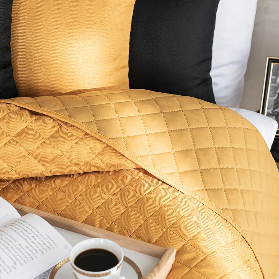 JODEŁKA Narzuta dekoracyjna, rozmiar 220x240cm, kolor 019 musztardowy 724330