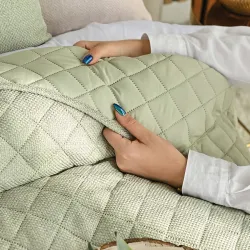 MOLLY Narzuta dekoracyjna, rozmiar 170x210cm, kolor 010 szałwiowy 651350