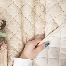 MOLLY Narzuta dekoracyjna, rozmiar 170x210cm, kolor 804 kremowy 651350