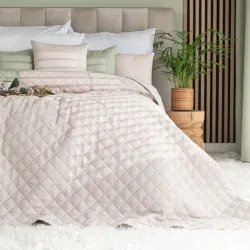 MOLLY Narzuta dekoracyjna, rozmiar 170x210cm, kolor 016 ciepły beżowy 651350