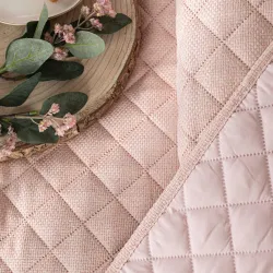 MOLLY Narzuta dekoracyjna, rozmiar 170x210cm, kolor 004 pudrowy róż 651350