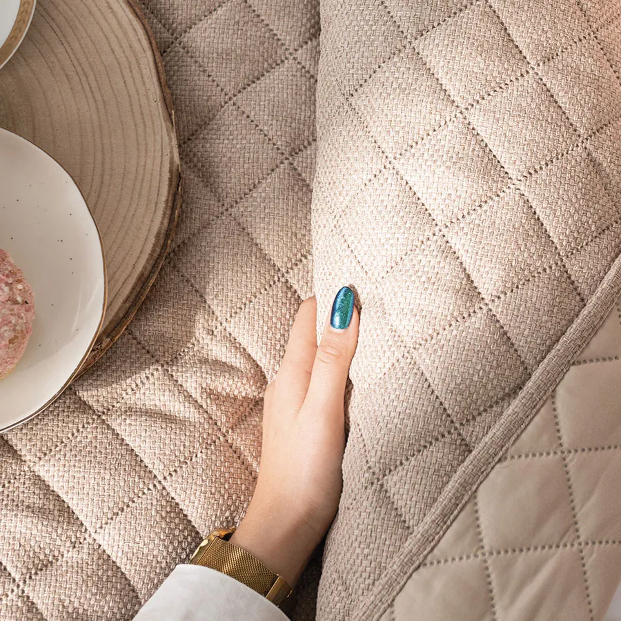 MOLLY Narzuta dekoracyjna, rozmiar 220x240cm, kolor 015 ciemny beżowy 651350