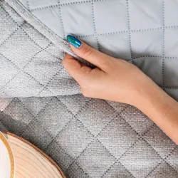 MOLLY Narzuta dekoracyjna, rozmiar 220x240cm, kolor 020 jasny szary 651350