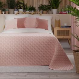 VELVI Narzuta dekoracyjna, rozmiar 170x210cm, kolor 004 pudrowy różowy VELVI0