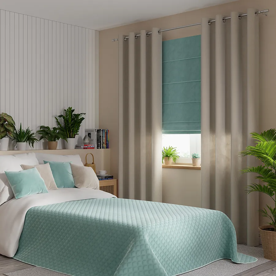 VELVI Narzuta dekoracyjna, rozmiar 170x210cm, kolor 007 miętowy VELVI0