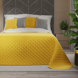 VELVI Narzuta dekoracyjna, rozmiar 170x210cm, kolor 009 żółty VELVI0