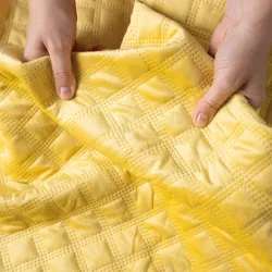 VELVI Narzuta dekoracyjna, rozmiar 170x210cm, kolor 009 żółty VELVI0