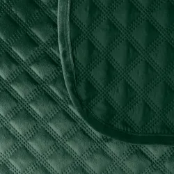 VELVI Narzuta dekoracyjna, rozmiar 170x210cm, kolor 010 ciemny zielony butelkowy VELVI0