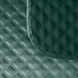 VELVI Narzuta dekoracyjna, rozmiar 170x210cm, kolor 012 szmaragdowy zielony VELVI0