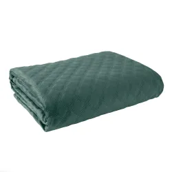 VELVI Narzuta dekoracyjna, rozmiar 170x210cm, kolor 012 szmaragdowy zielony VELVI0