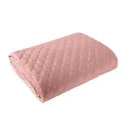VELVI Narzuta dekoracyjna, rozmiar 170x210cm, kolor 013 ciemny pudowy różowy VELVI0
