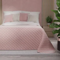 VELVI Narzuta dekoracyjna, rozmiar 170x210cm, kolor 014 jasny różowy VELVI0
