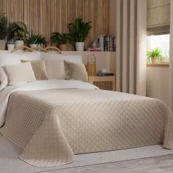 VELVI Narzuta dekoracyjna, rozmiar 170x210cm, kolor 015 ciemny kremowy VELVI0